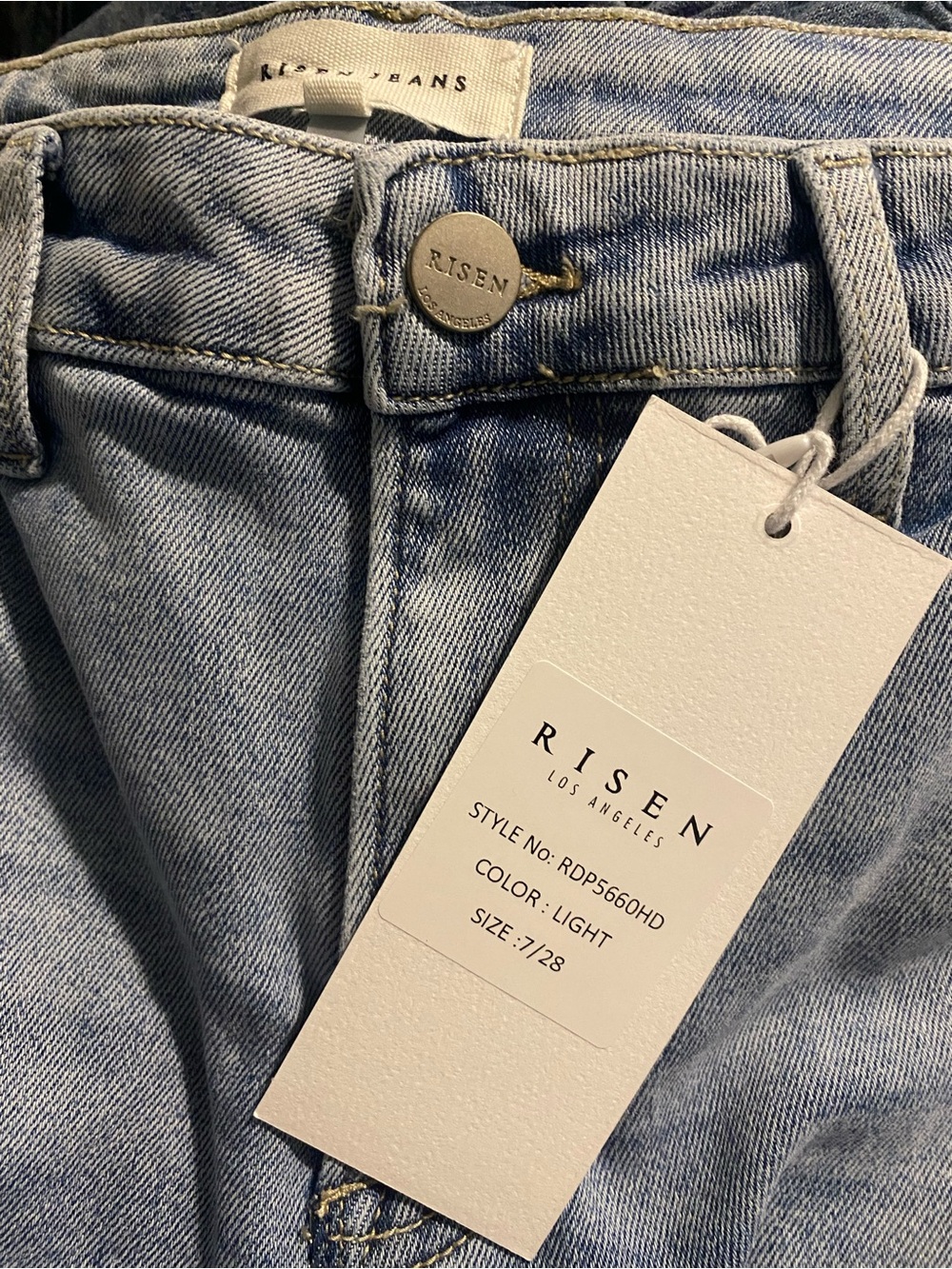 High-Rise Wide-Leg Jeans in Light Blue Wash